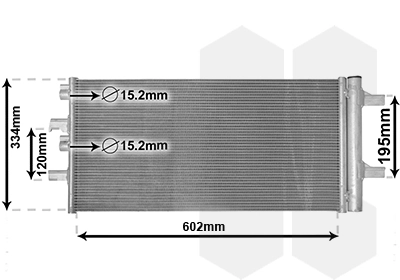 Radiador de aparelho de ar condicionado BMW 1 F40