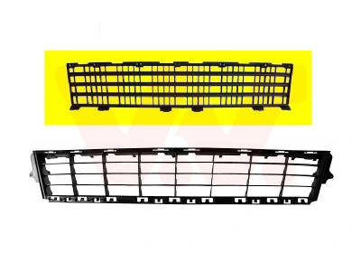 7701072018 Renault (RVI) Grelha do pára-choque dianteiro, parte interna