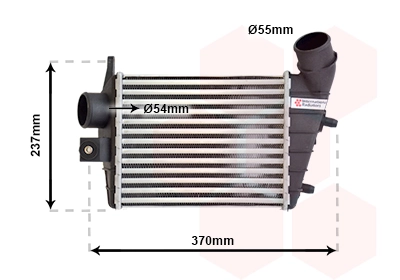 Radiador de intercooler Alfa Romeo 156 932