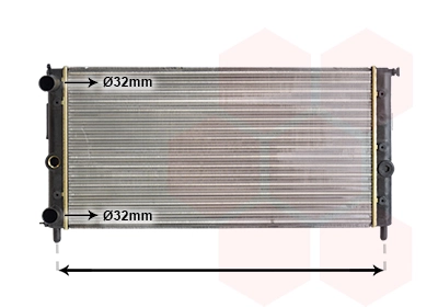 Radiador de esfriamento de motor Fiat/Alfa/Lancia 7691274 preço, a partir de 514,09 USD