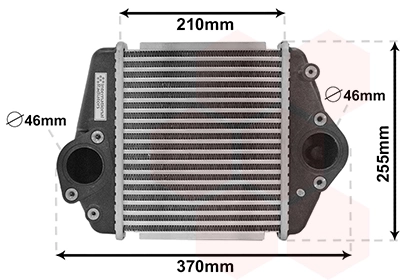 Radiador de intercooler Mazda 6 GH