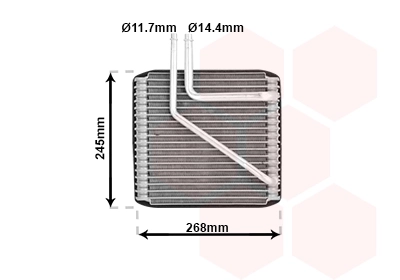 Vaporizador de aparelho de ar condicionado Ford Galaxy WGR