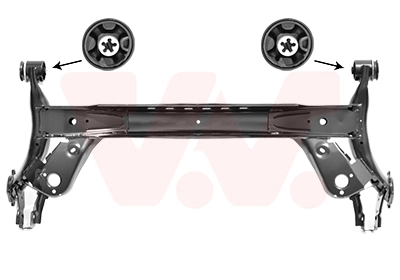 Viga de suspensão traseira (plataforma veicular) Audi A3 8YS, 8YM