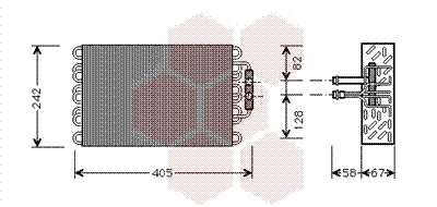 Vaporizador de aparelho de ar condicionado Mercedes C W202