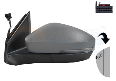 Espelho de retrovisão esquerdo Volkswagen T-CROSS C11, D31