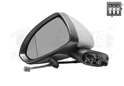 Левое боковое зеркало на Opel Corsa D S07