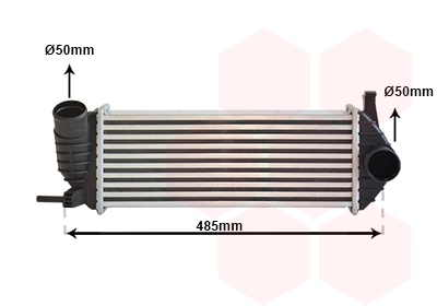 Radiador de intercooler Renault Kangoo 2 FW0