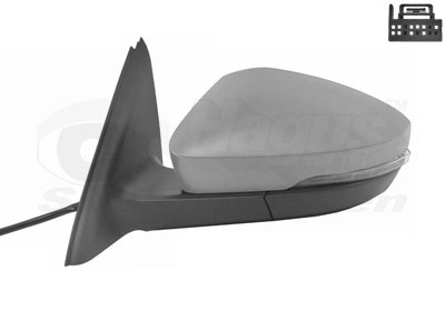 Espelho de retrovisão esquerdo Skoda Octavia 5E3, NL3, NR3