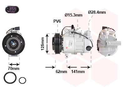 Компрессор кондиционера NIS890921 Nissens