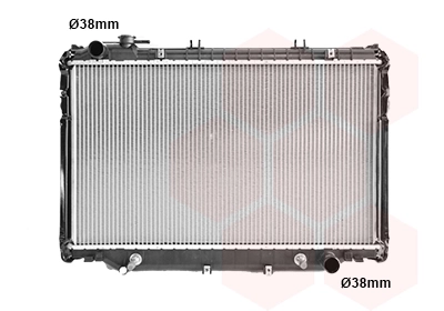 Radiador de esfriamento de motor Toyota Land Cruiser J8