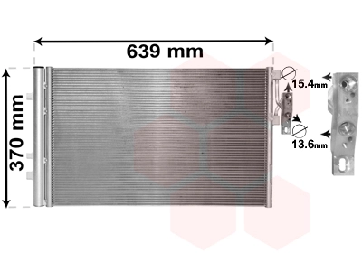 Radiador de aparelho de ar condicionado BMW X3 F25