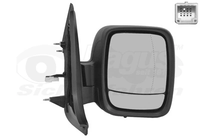 Правое боковое зеркало Depo/Loro/Abakus 2834M04