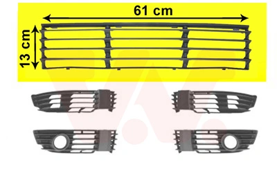 Решетка бампера Volkswagen Passat 