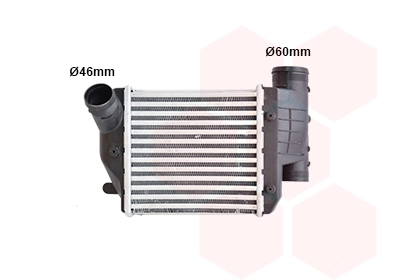 Radiador de intercooler Audi A6 4F2