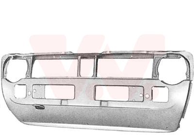 Suporte do radiador montado (painel de montagem de fixação das luzes) Volkswagen Golf 1 17