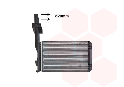 Radiador de forno (de aquecedor) Renault 21 B48