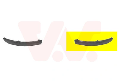 527130D010 Toyota Moldura esquerda do pára-choque dianteiro