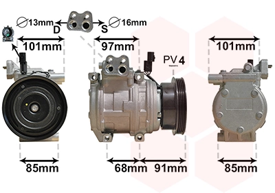 162403450J Nissan/Infiniti Компрессор хладагента