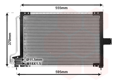 Радиатор кондиционера AC169000S Mahle Original