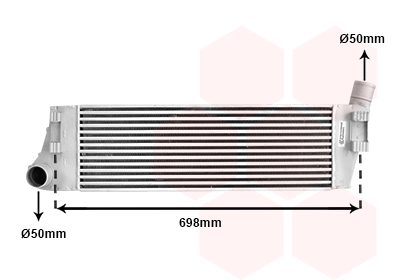 Radiador de intercooler Renault Megane 2 EM0, EM1