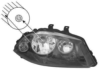 Правая фара FP6202R4T TYC