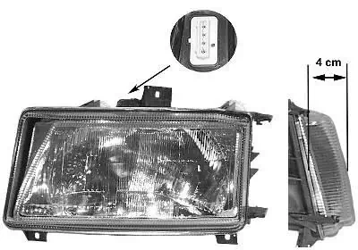 Фара левая Seat Inca фургон (6K9) (1995 - 2003) цена, от 42.93 USD