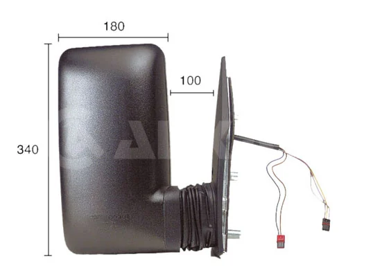 Espelho de retrovisão direito Iveco Daily 3