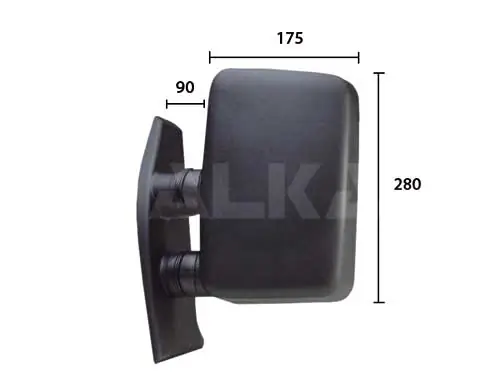 Espelho de retrovisão esquerdo Fiat Ducato 1 290