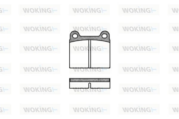 Sapatas do freio dianteiras de disco Alfa Romeo Giulietta 116