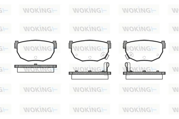 Купить 4406090E90 Hyundai/Kia Колодки тормозные задние, дисковые