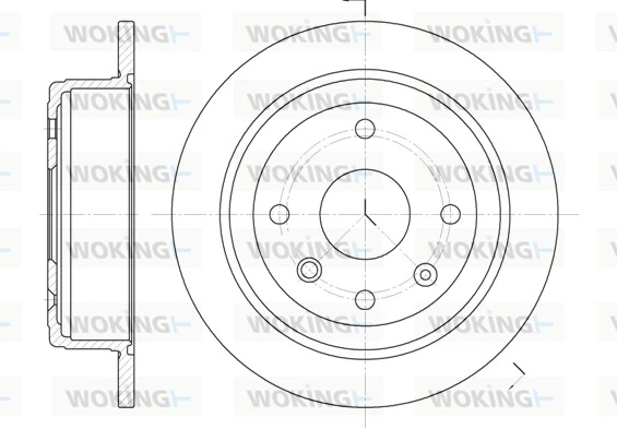 Disco do freio traseiro Chevrolet Captiva 1 C100