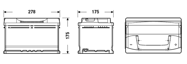 CB712 Exide Аккумуляторная батарея