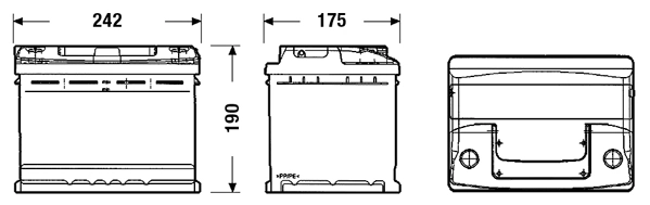 CC550 Exide Аккумуляторная батарея