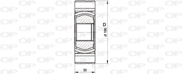 CVJ554520 Open Parts