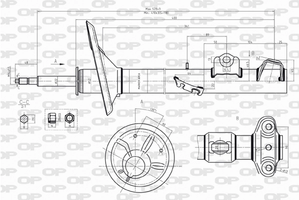 SAB821431 Open Parts