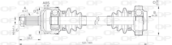 DRS610400 Open Parts