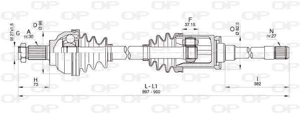 DRS635400 Open Parts