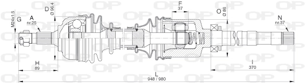 DRS631600 Open Parts