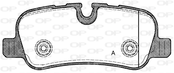 Sapatas do freio traseiras de disco Peugeot/Citroen 1619791680