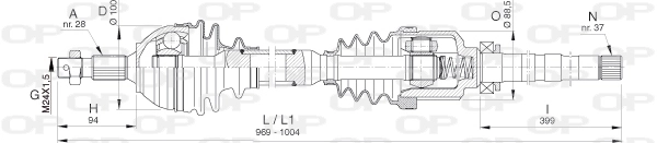 DRS639800 Open Parts