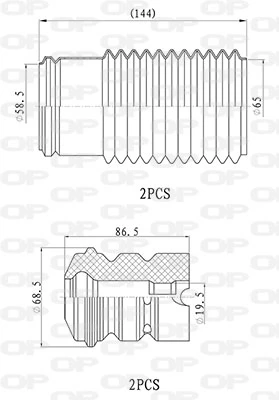 DCK503004 Open Parts