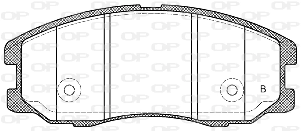 Sapatas do freio dianteiras de disco Chevrolet Captiva 1 C100