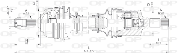 DRS622800 Open Parts