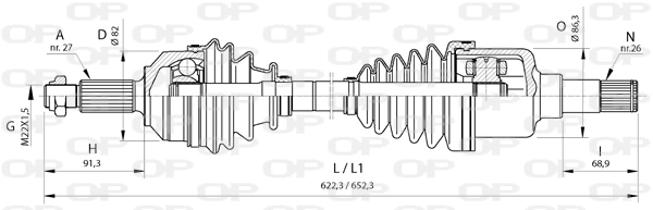 DRS637600 Open Parts