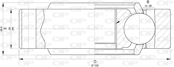 CVJ573420 Open Parts