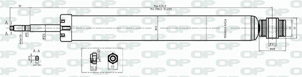 Amortecedor traseiro Volkswagen Tiguan 1 5N1, 5N2