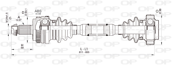 DRS634700 Open Parts