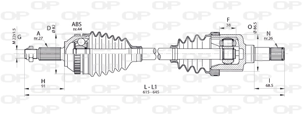 DRS632300 Open Parts