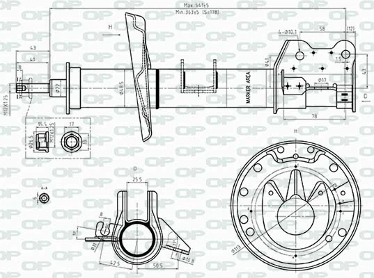 SAB854831 Open Parts
