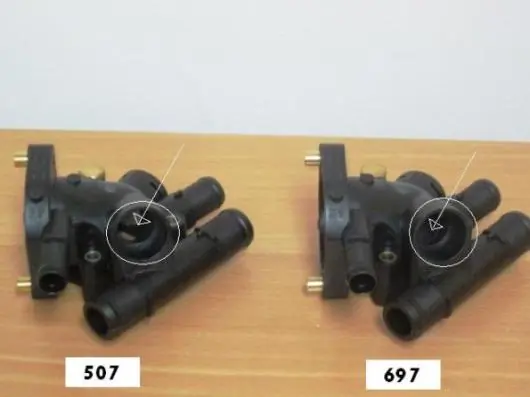 Caixa do termostato Renault Kangoo 1 FC0, FC1